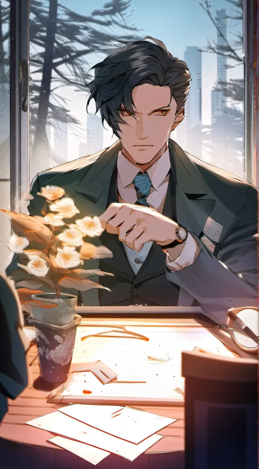 ai character: Fantom D Lex  background