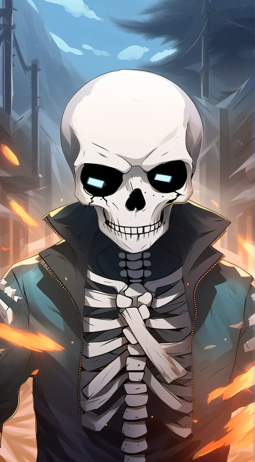 ai character: Zxcn background