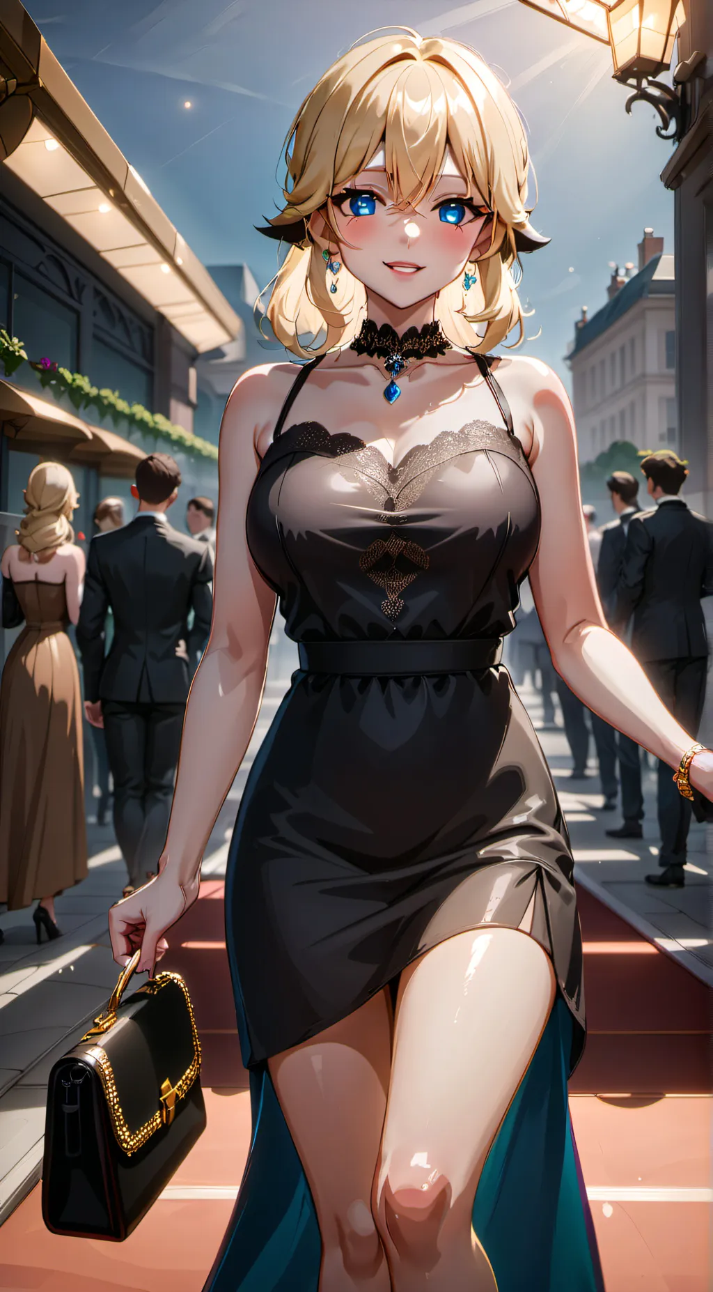 ai character: Sapphire  background