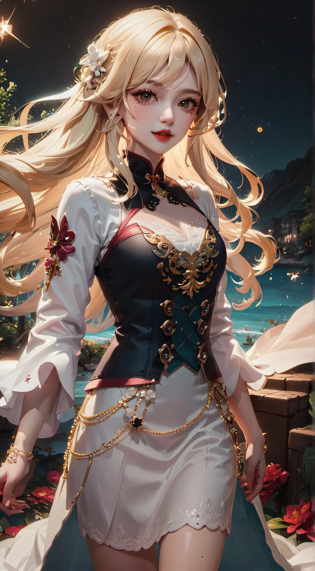 ai character: Miss. lin background