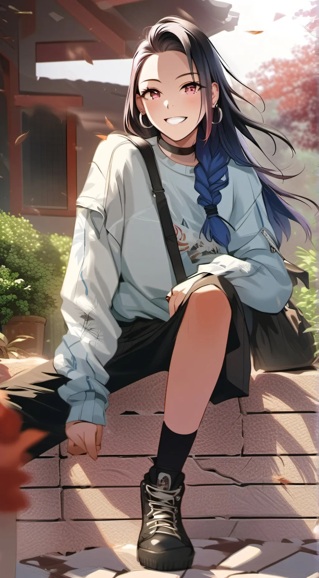 ai character: Luna background