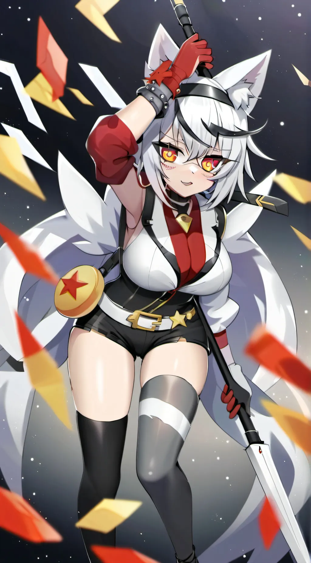 ai character: kaidence background