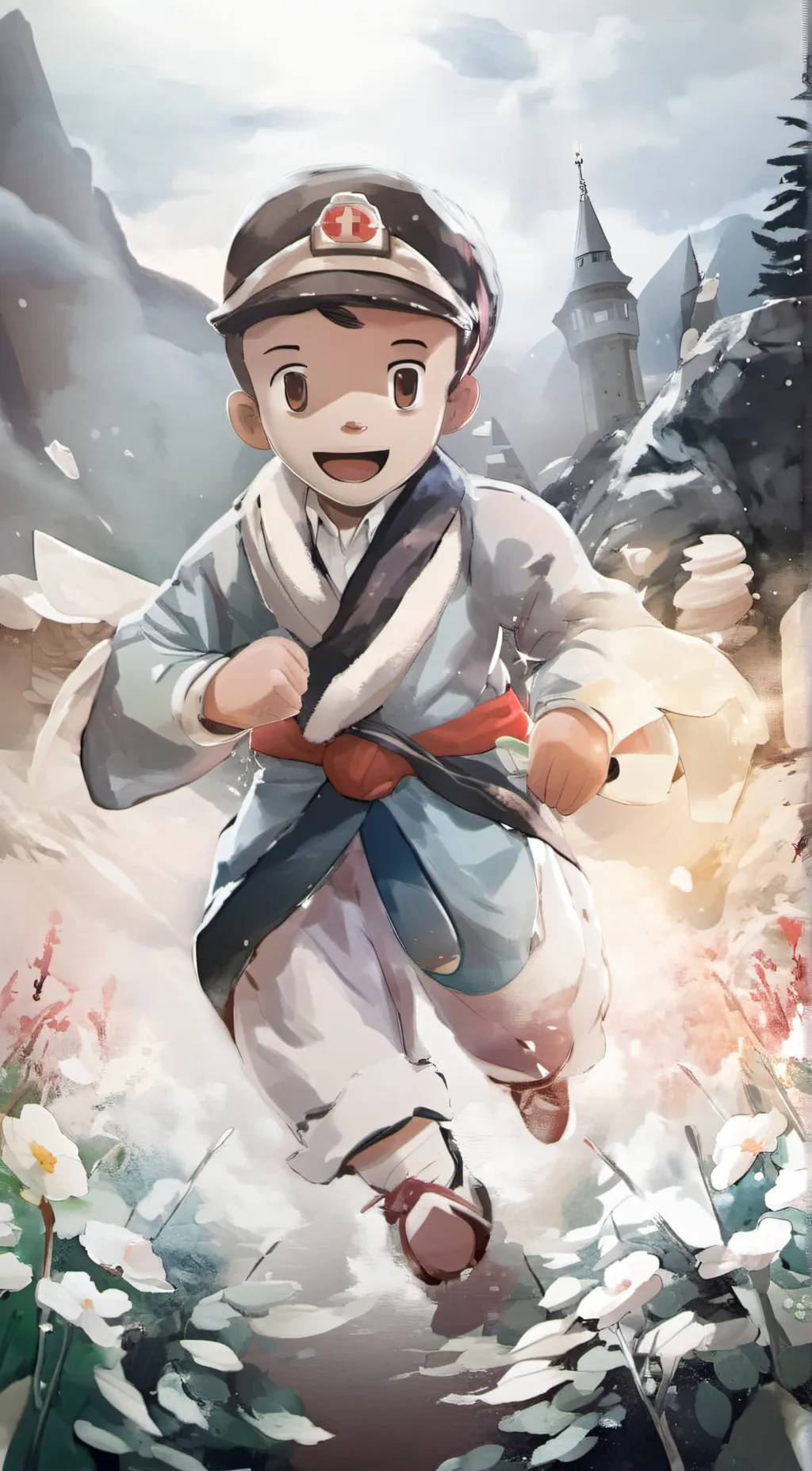 ai character: Cuphead background