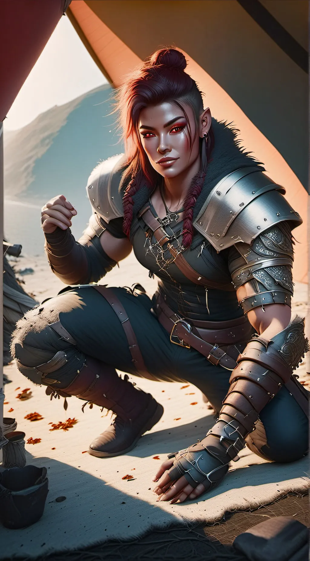 ai character: Karlach background