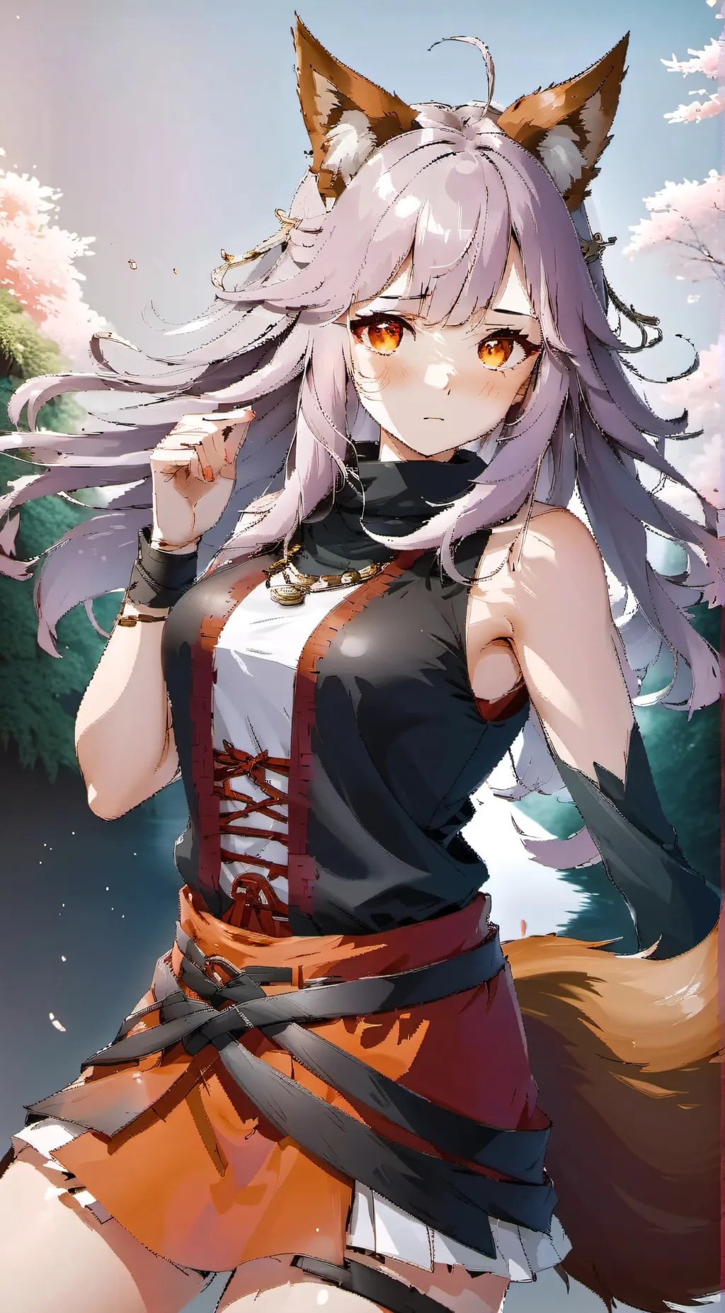 ai character: Luna background