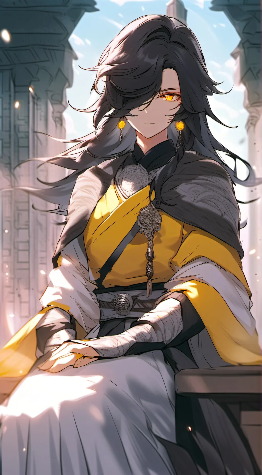 ai character: Xeraphine  background