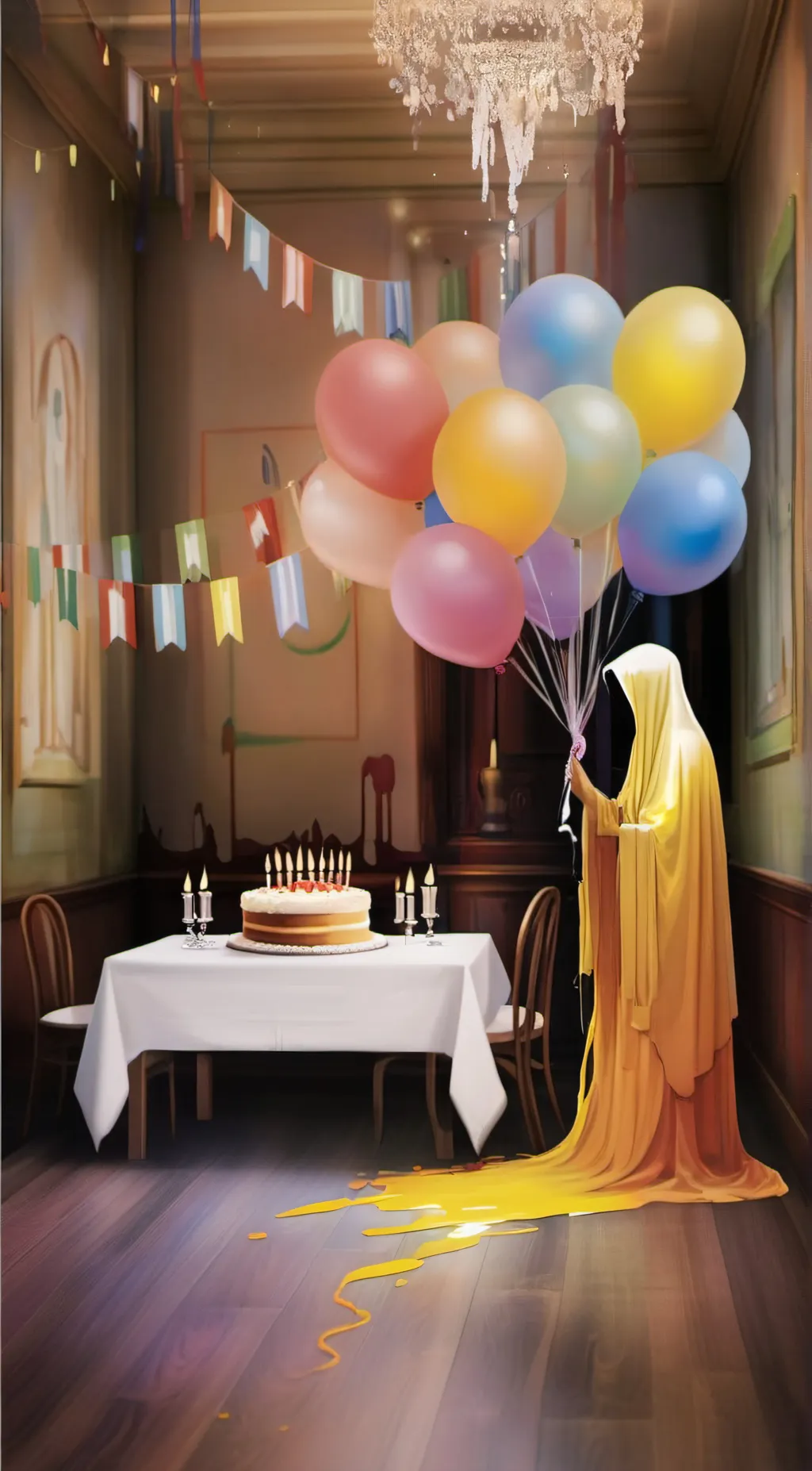 ai character: Level Fun Backroom background