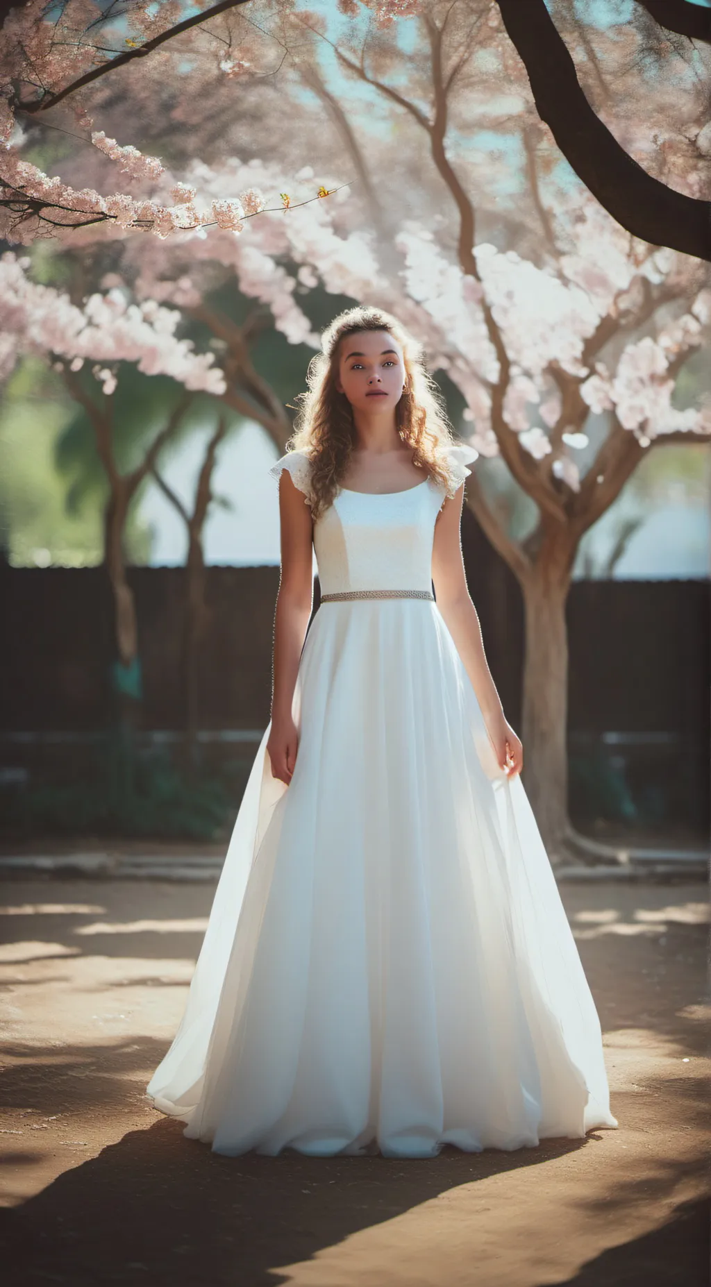 ai character: sophia margret  background