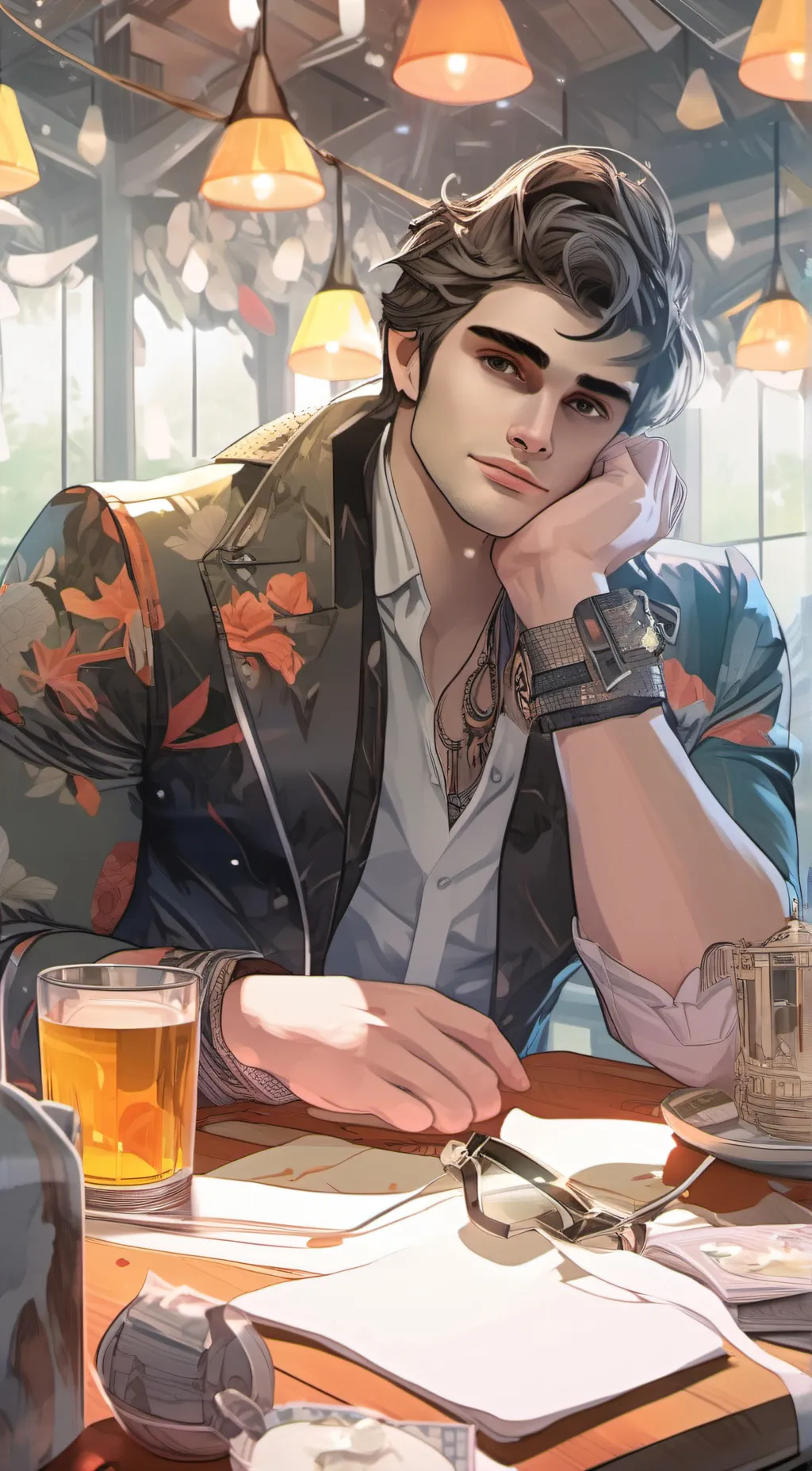 ai character: Alex background