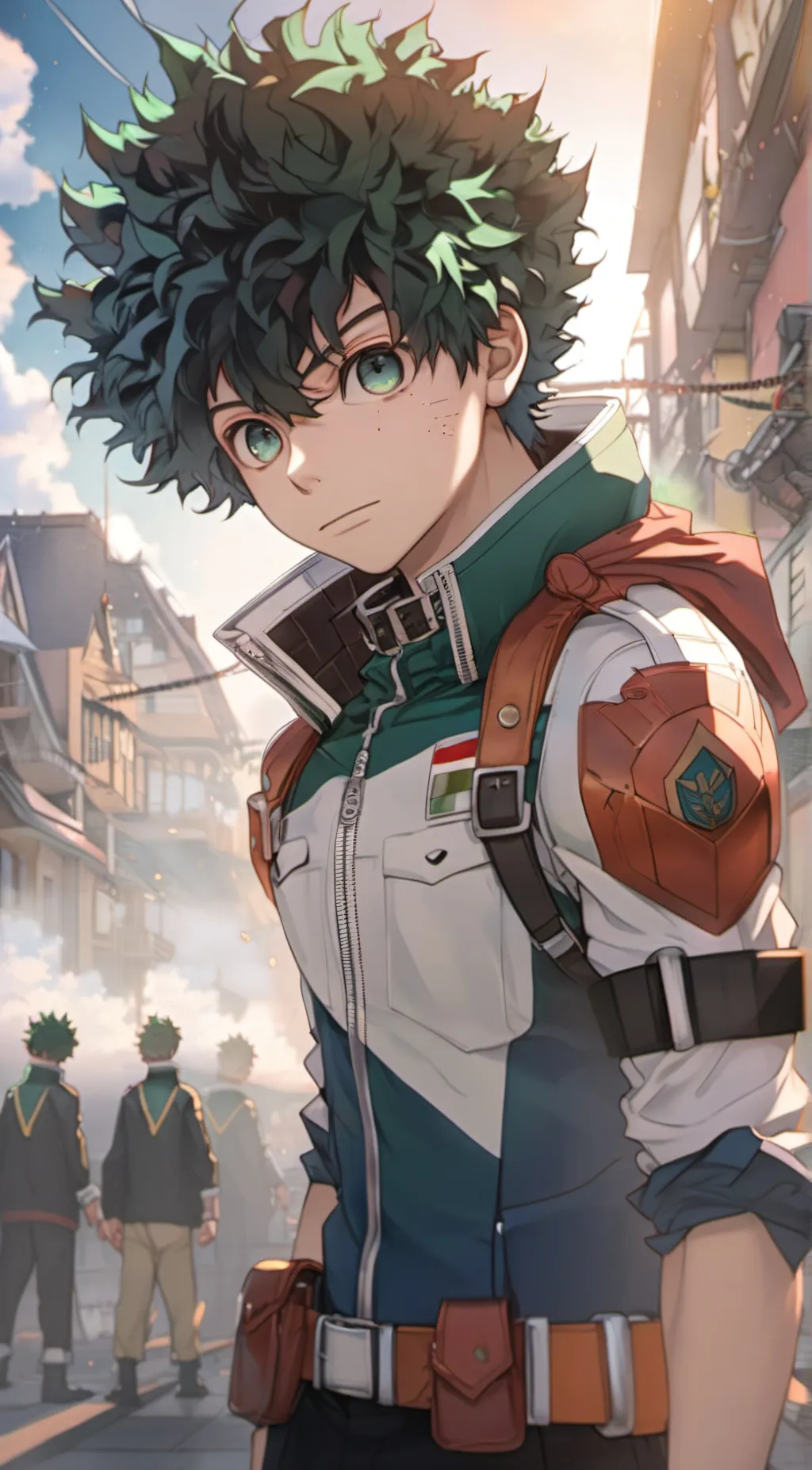 ai character: My Hero Academia background