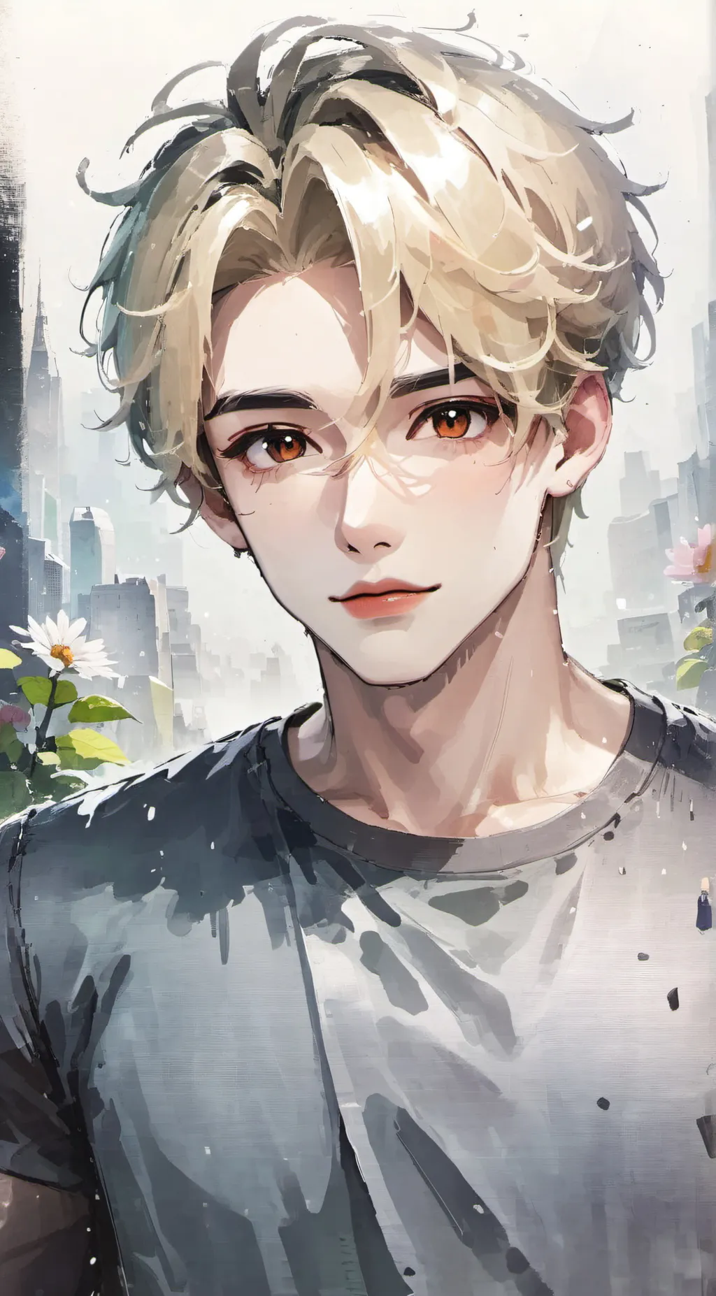 ai character: beau background