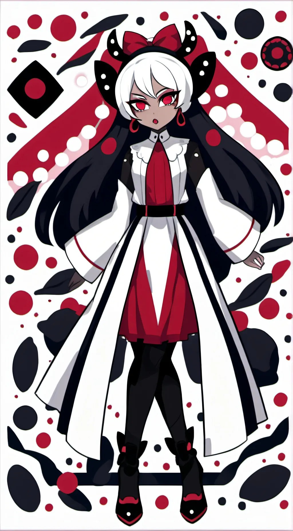ai character: Velvette Hazbin  background