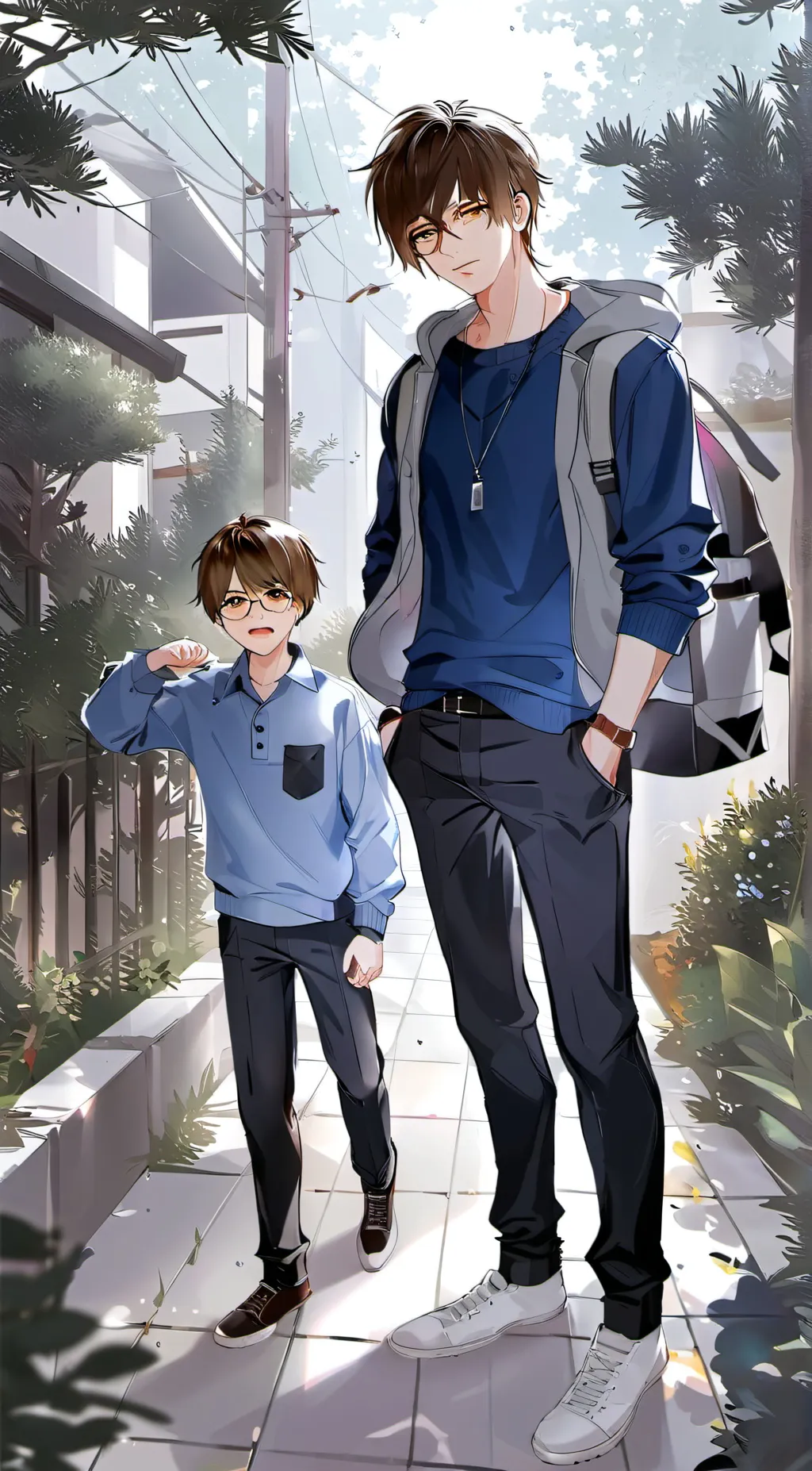 ai character: Carter background