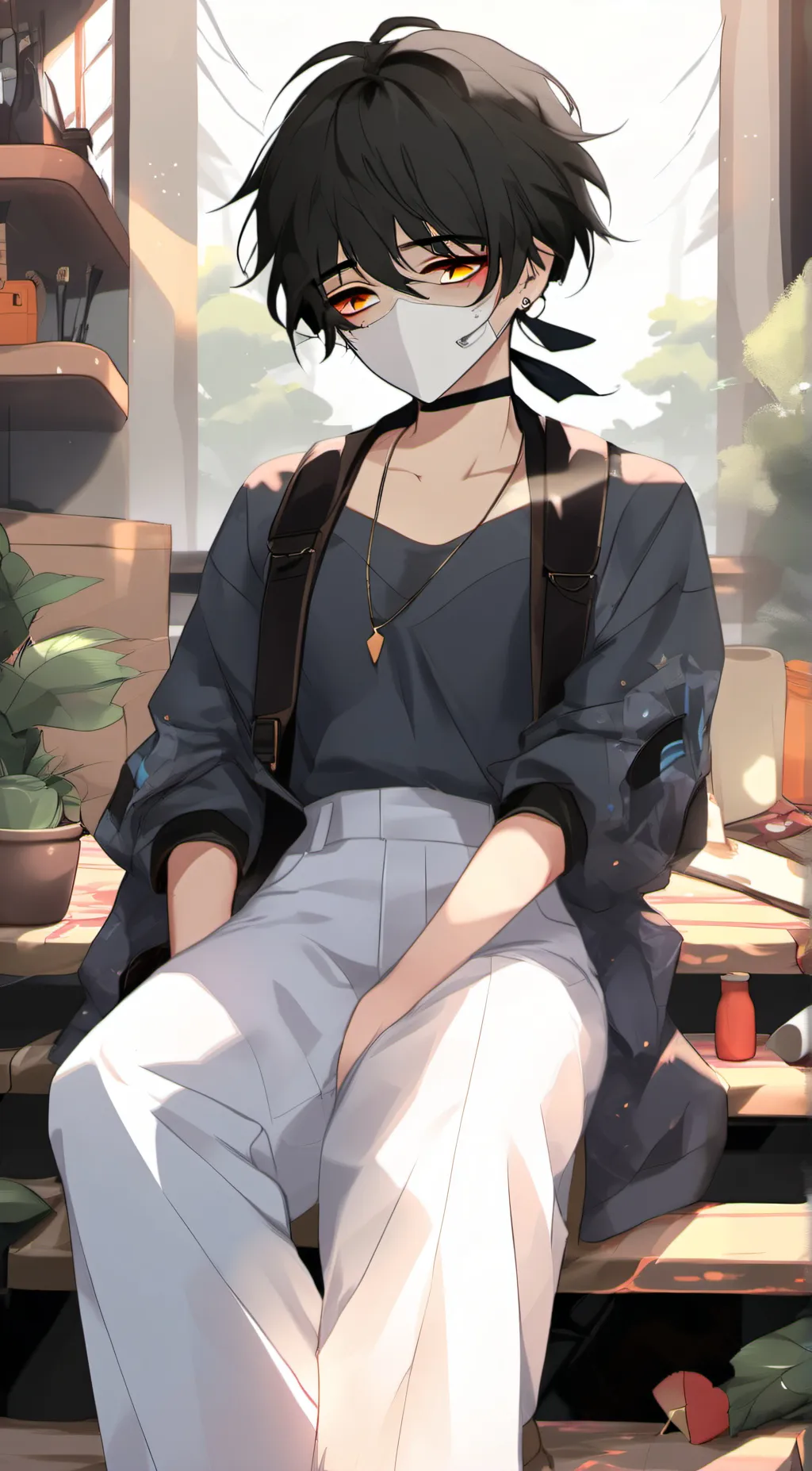 ai character: Opal background