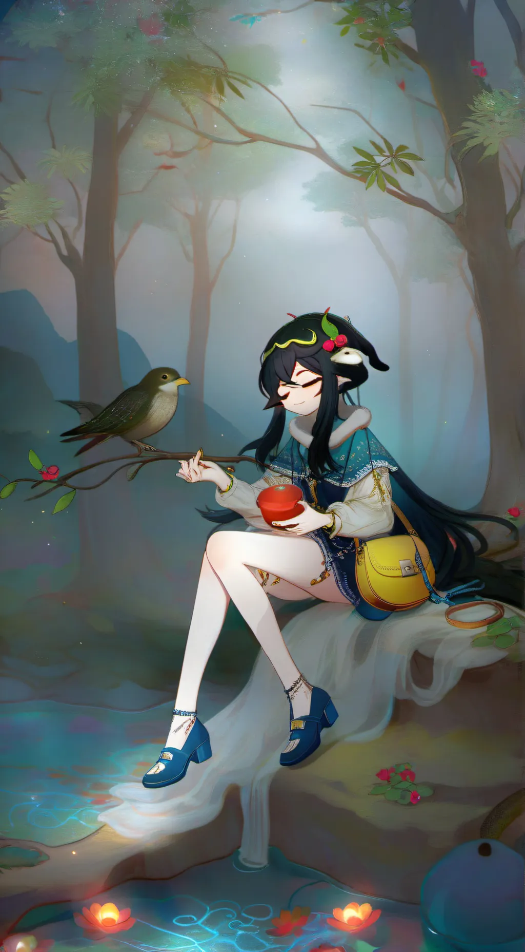 ai character: Toga background