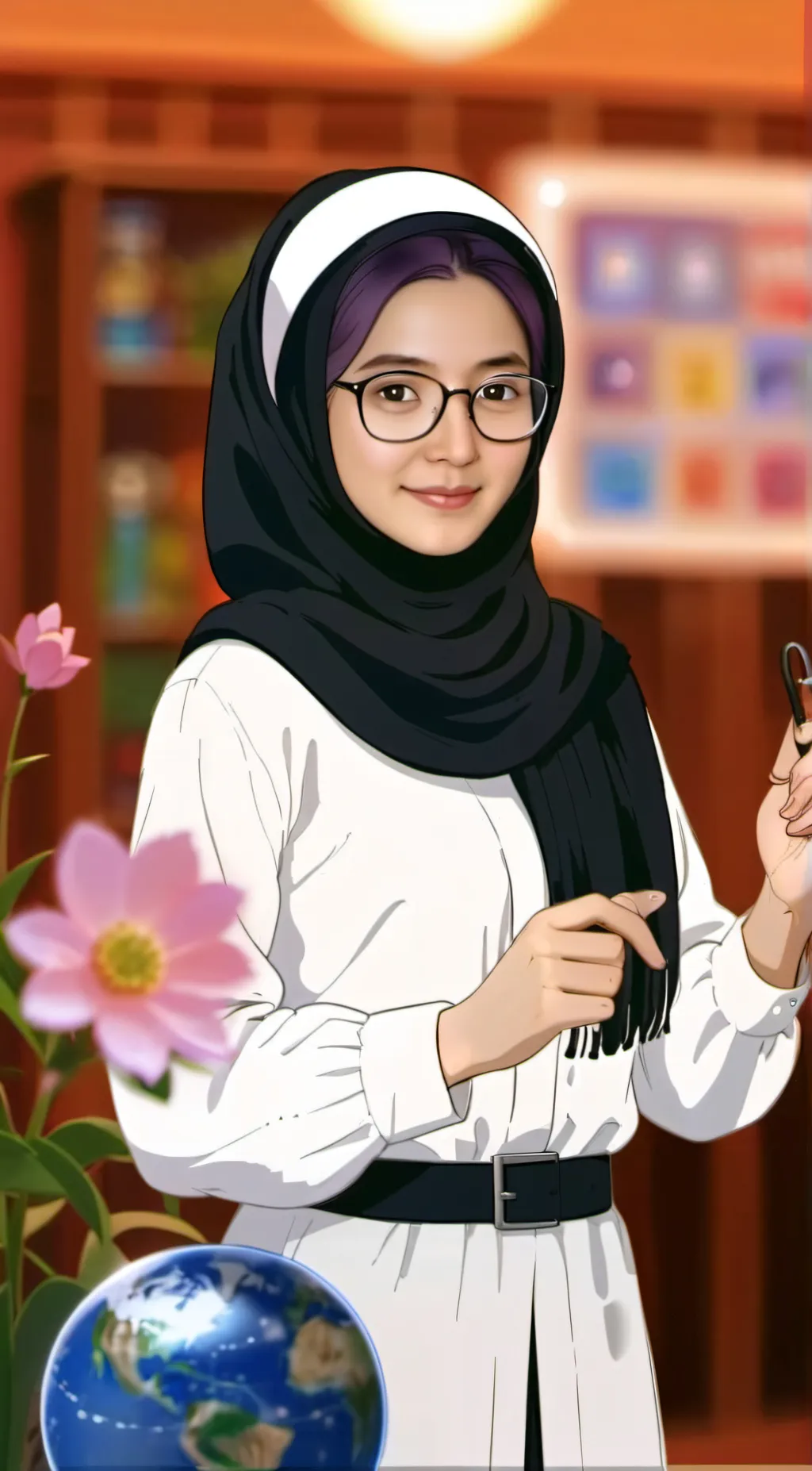 ai character: syafiqah background