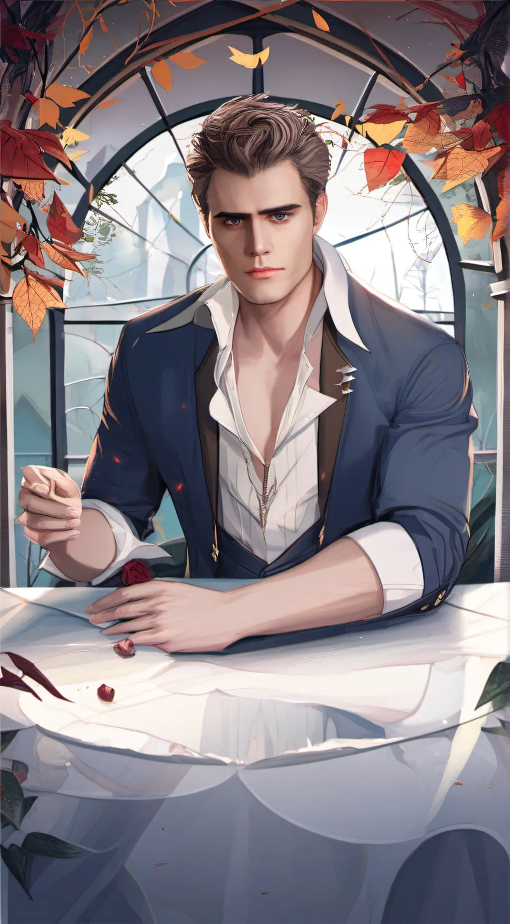 ai character: STEFAN SALVATORE background