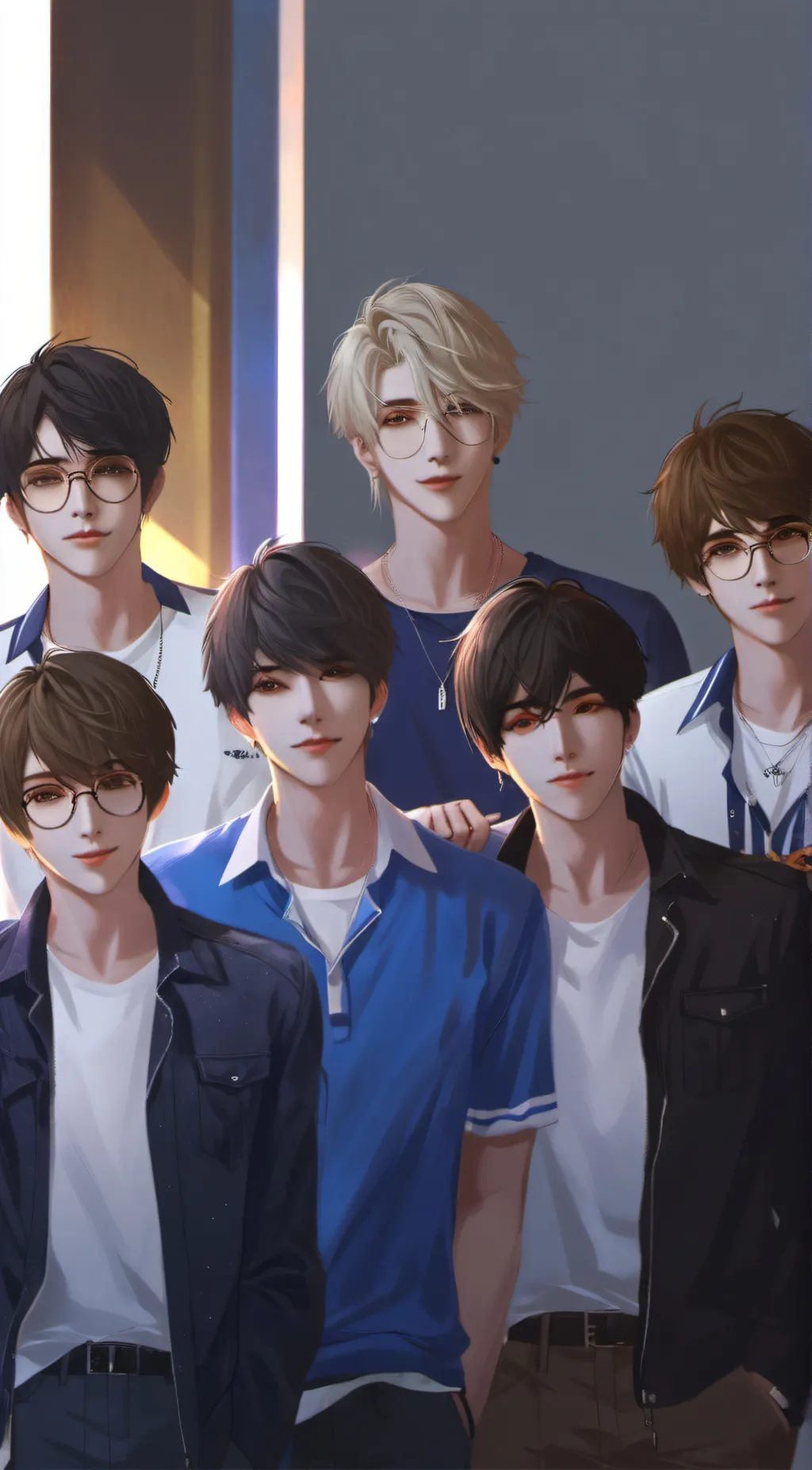 ai character: school friend  background