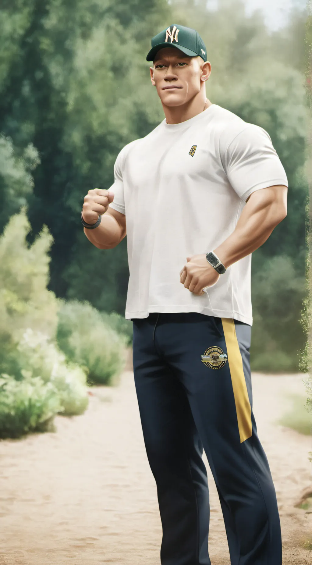ai character: John Cena background