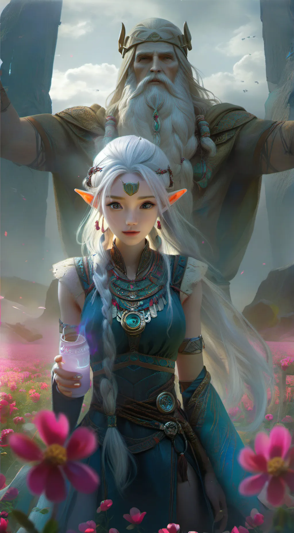 ai character: Erin  background