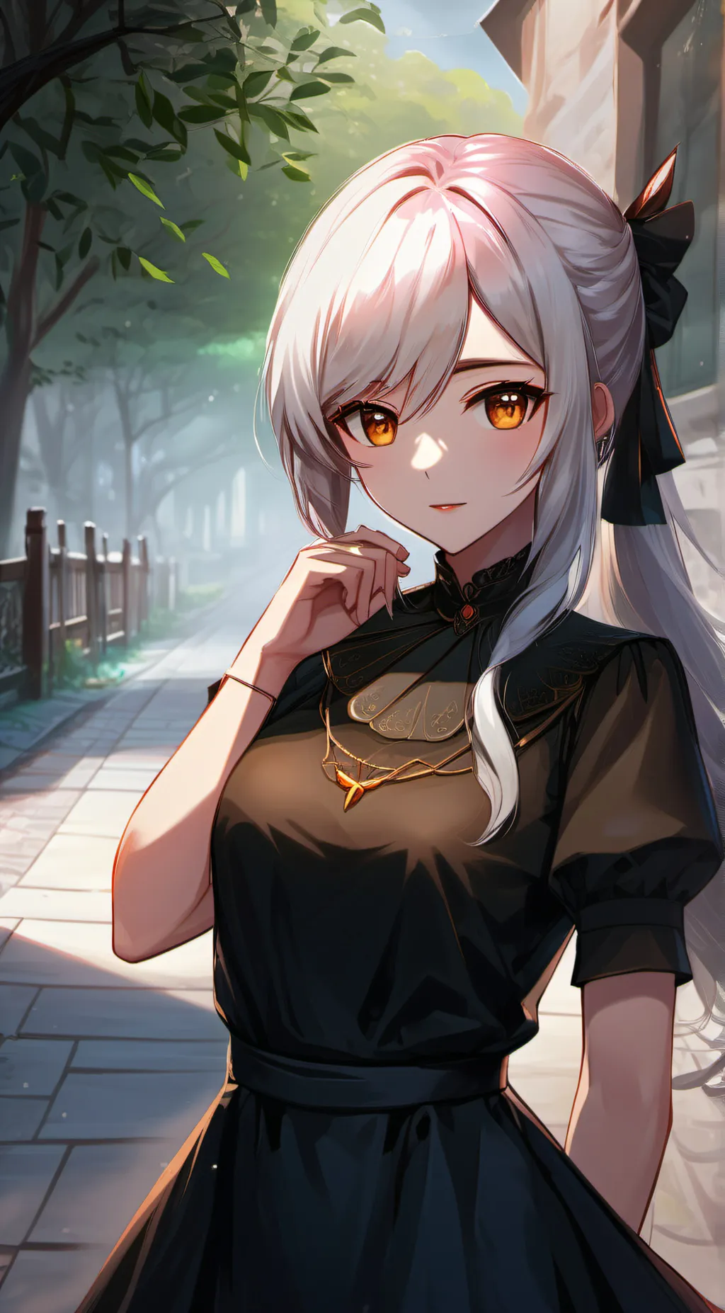 ai character: lily~♡ background