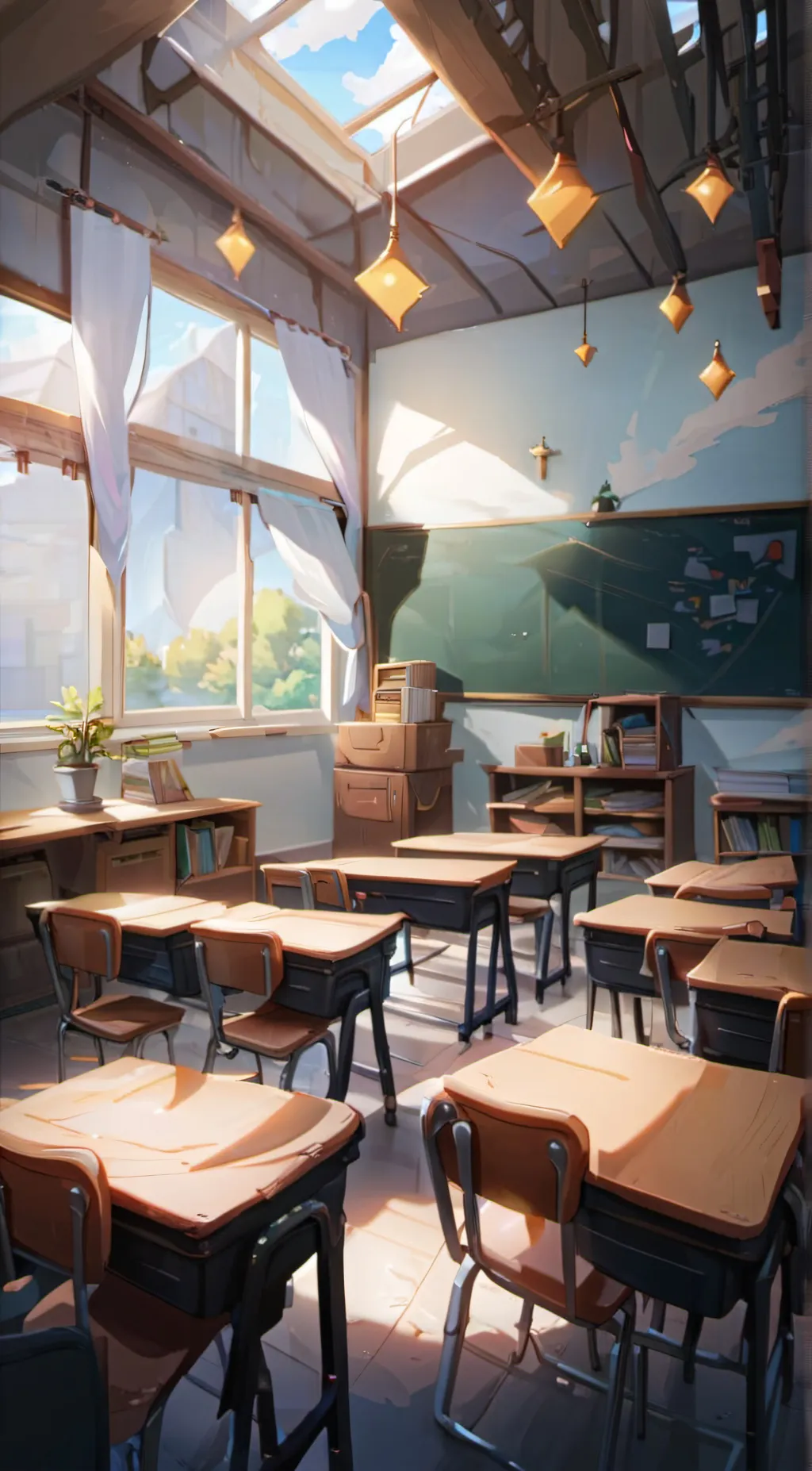 ai character: Grade 4 Class background