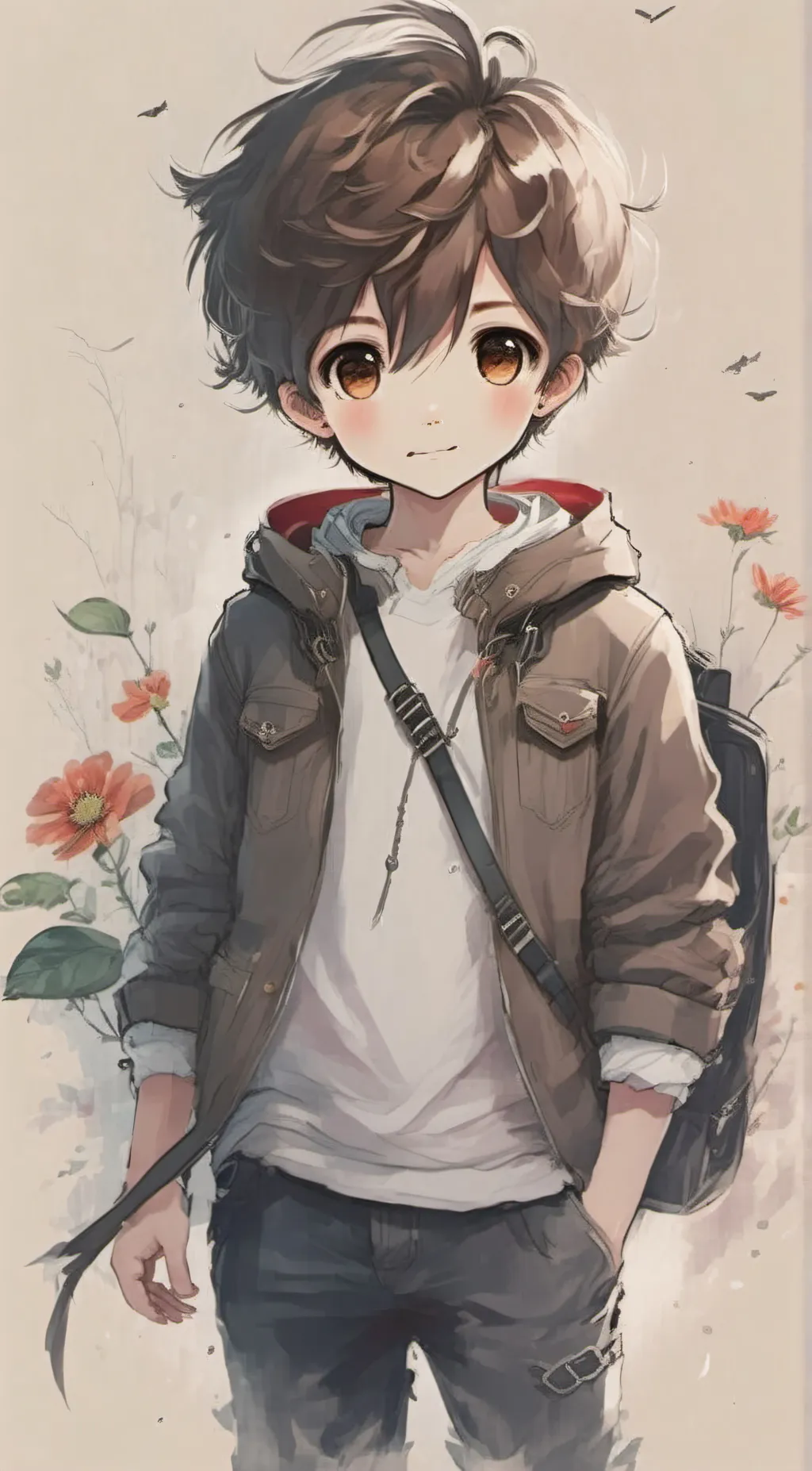 ai character: Alenxender ( Kids) background