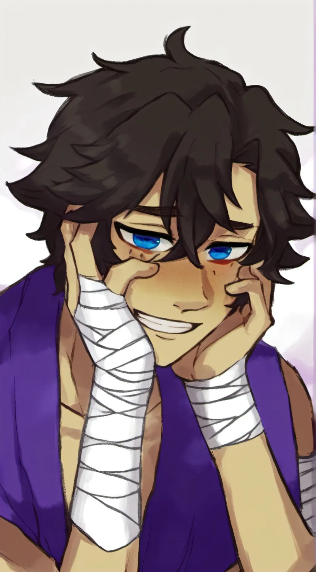 ai character: Michael Afton  background