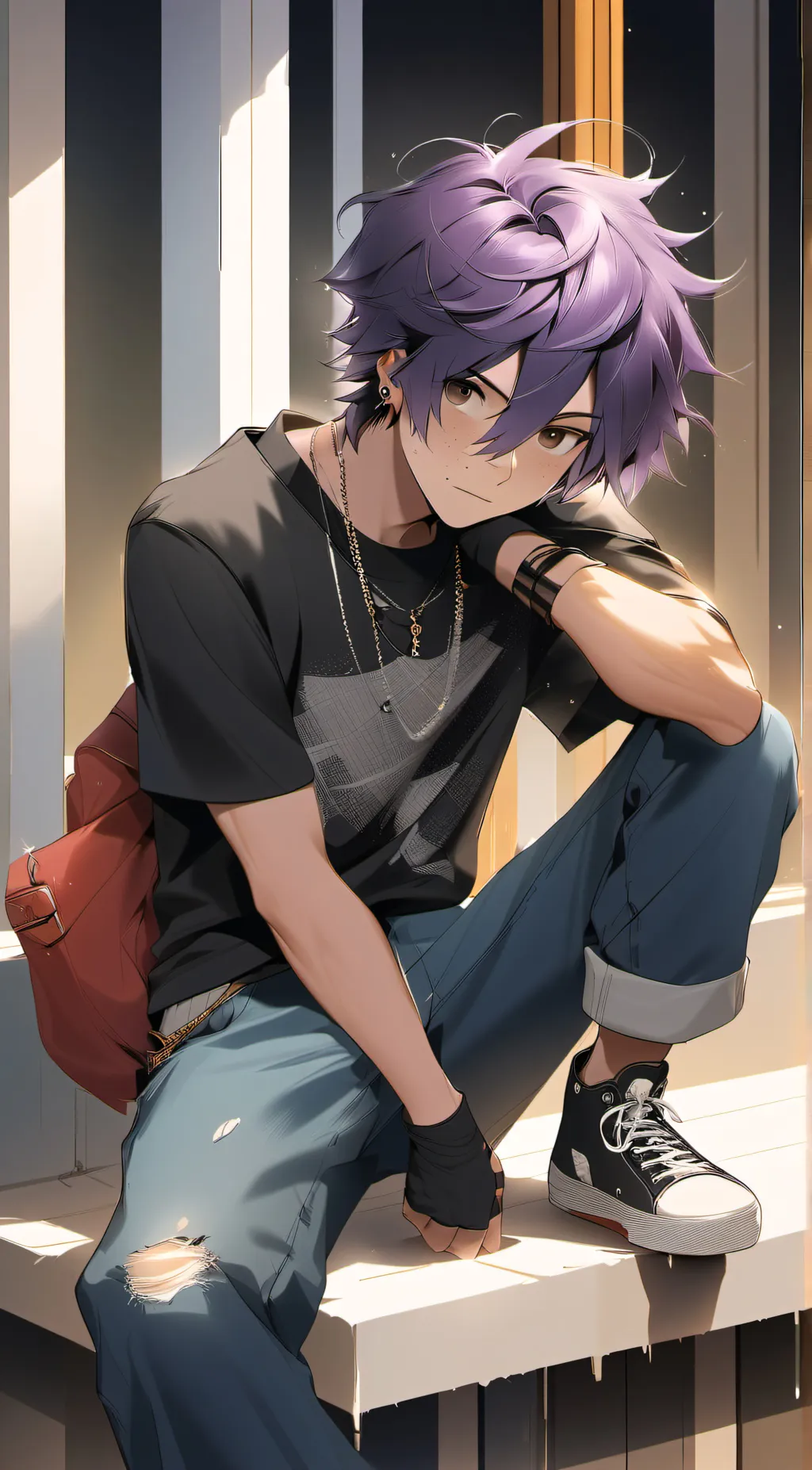 ai character: Azi background