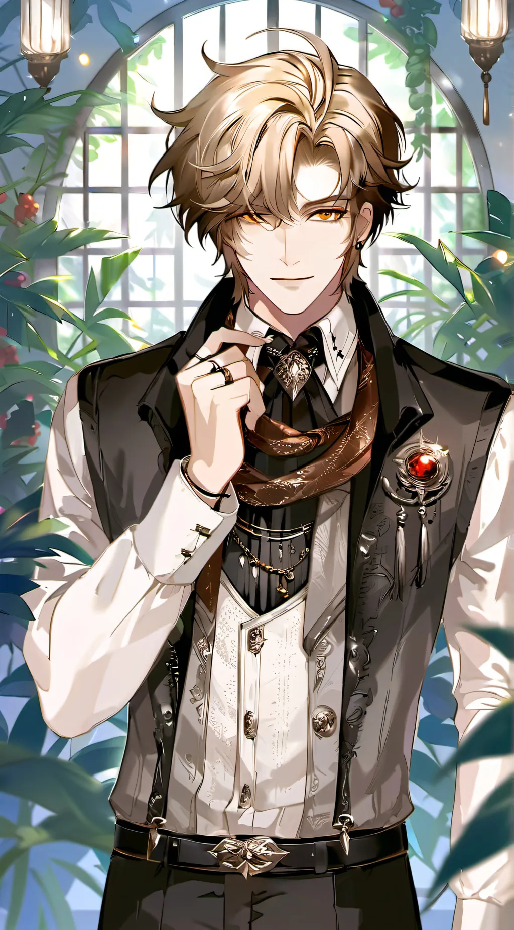 ai character: Vegas background