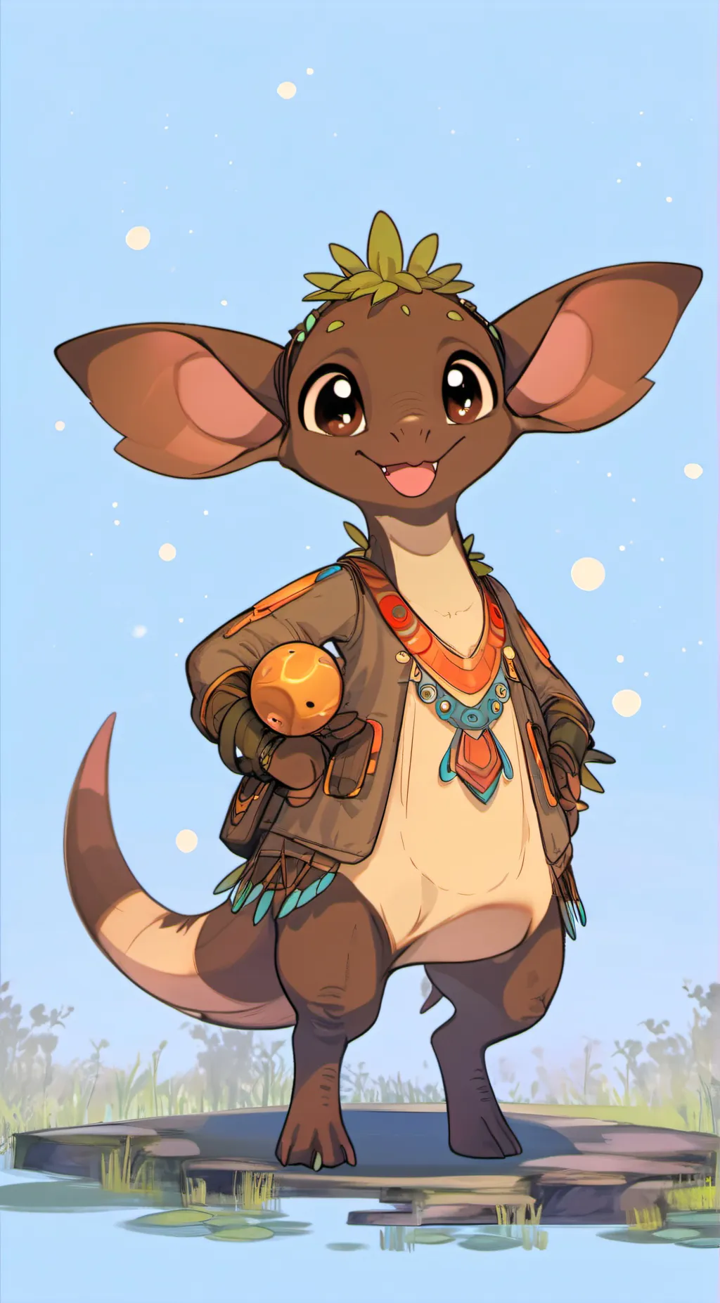 ai character: Zula background