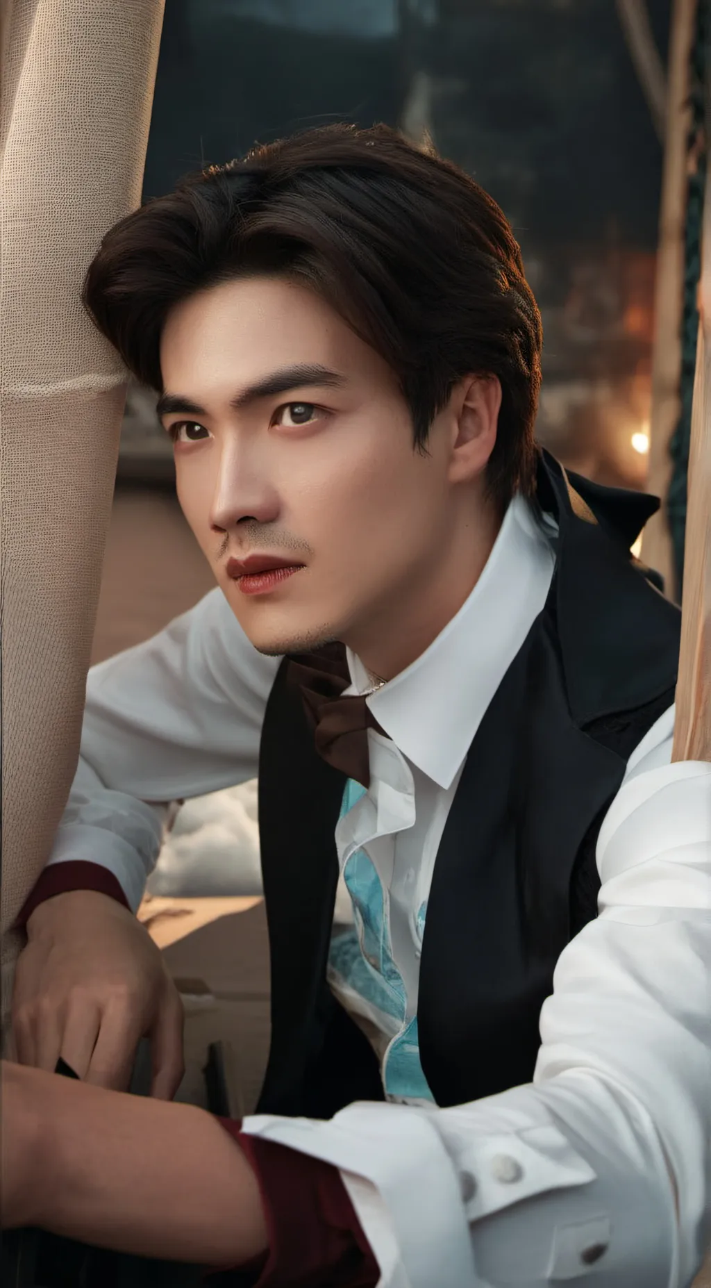 ai character: Kyle Godfrey   background