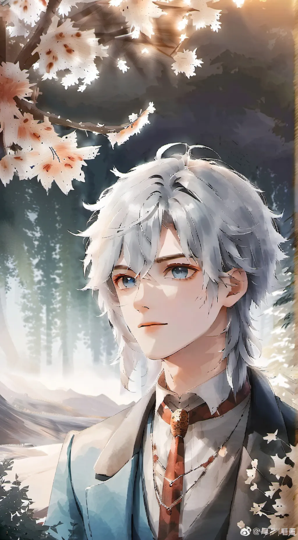 ai character: Yuki zoma  background