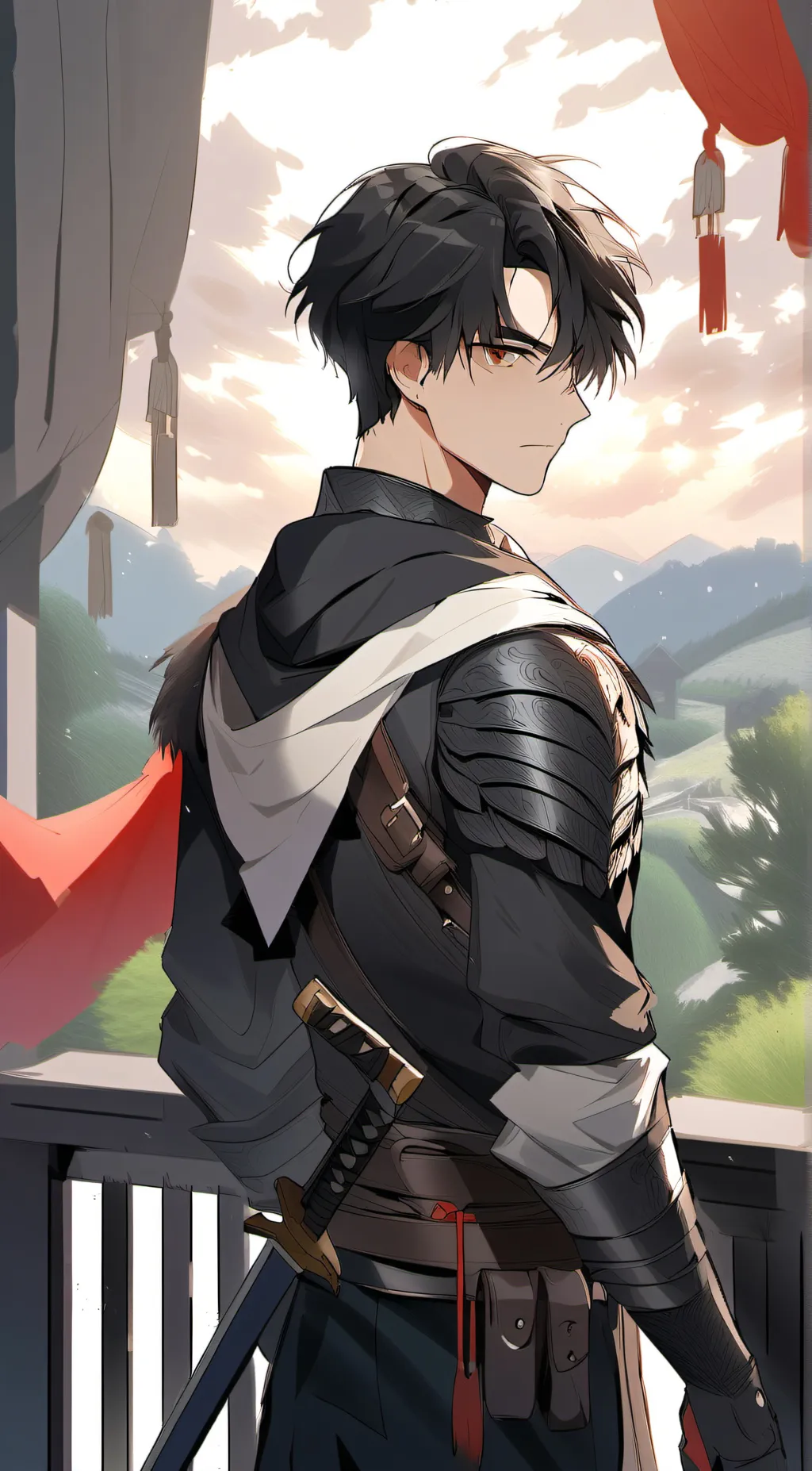 ai character: Arthur Carlton  background