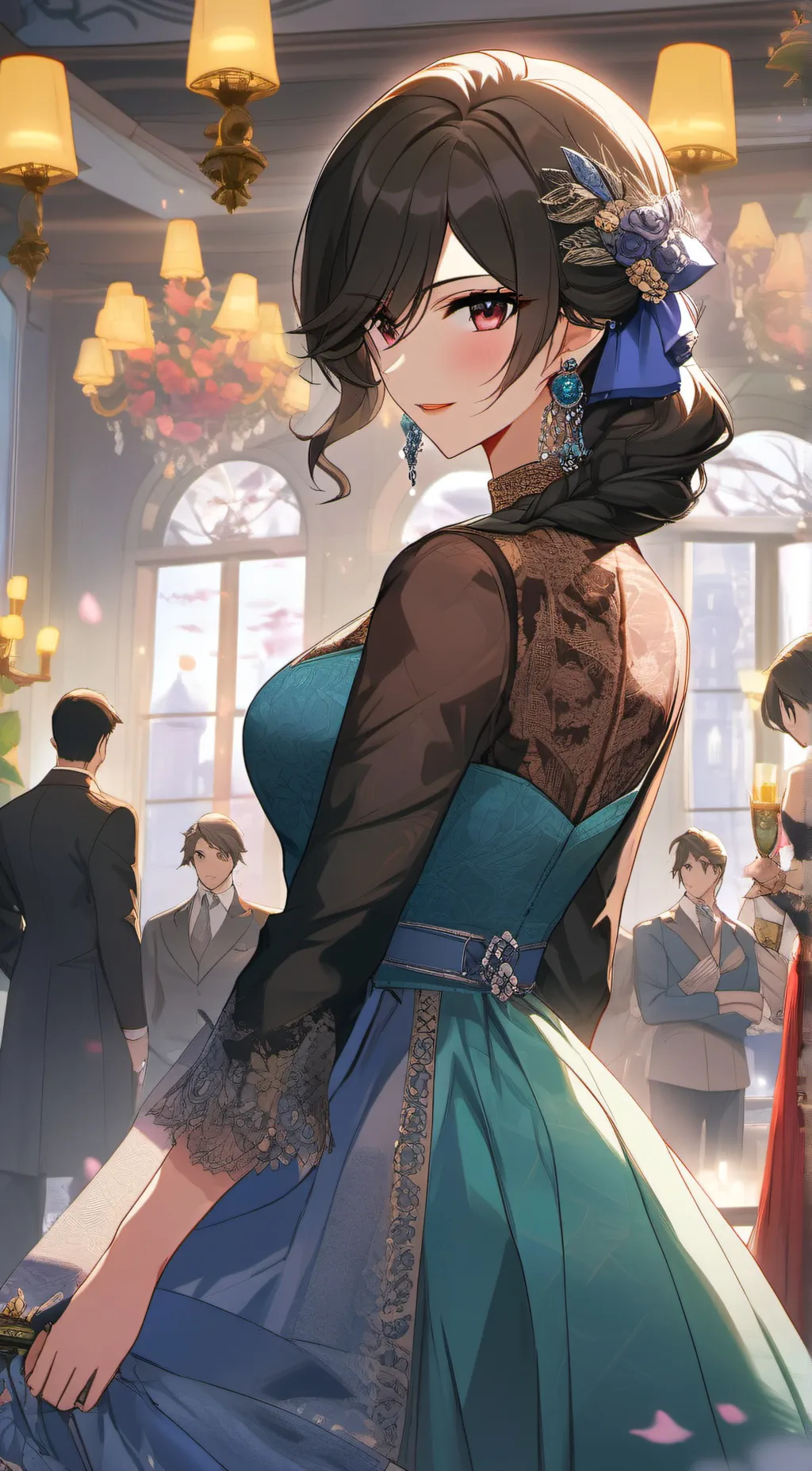 ai character: Seline  background