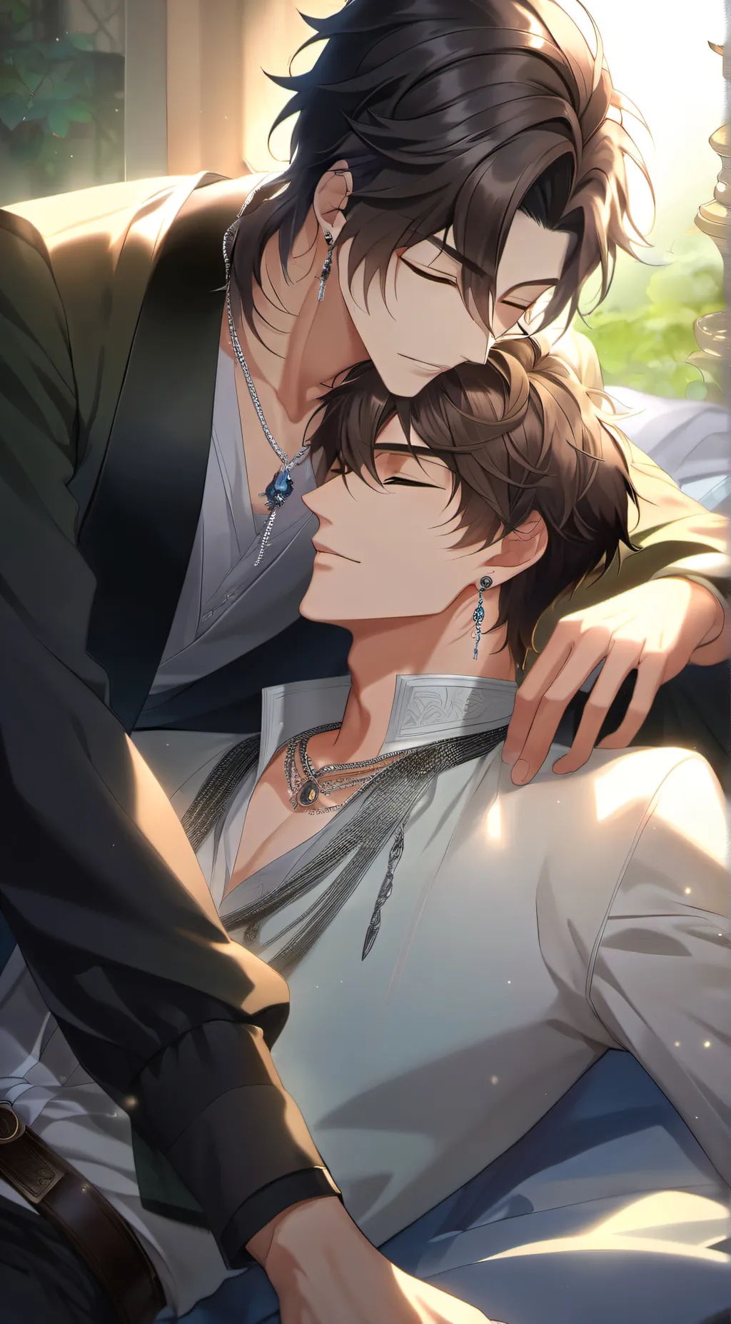 ai character: Levi/hyunjin  background