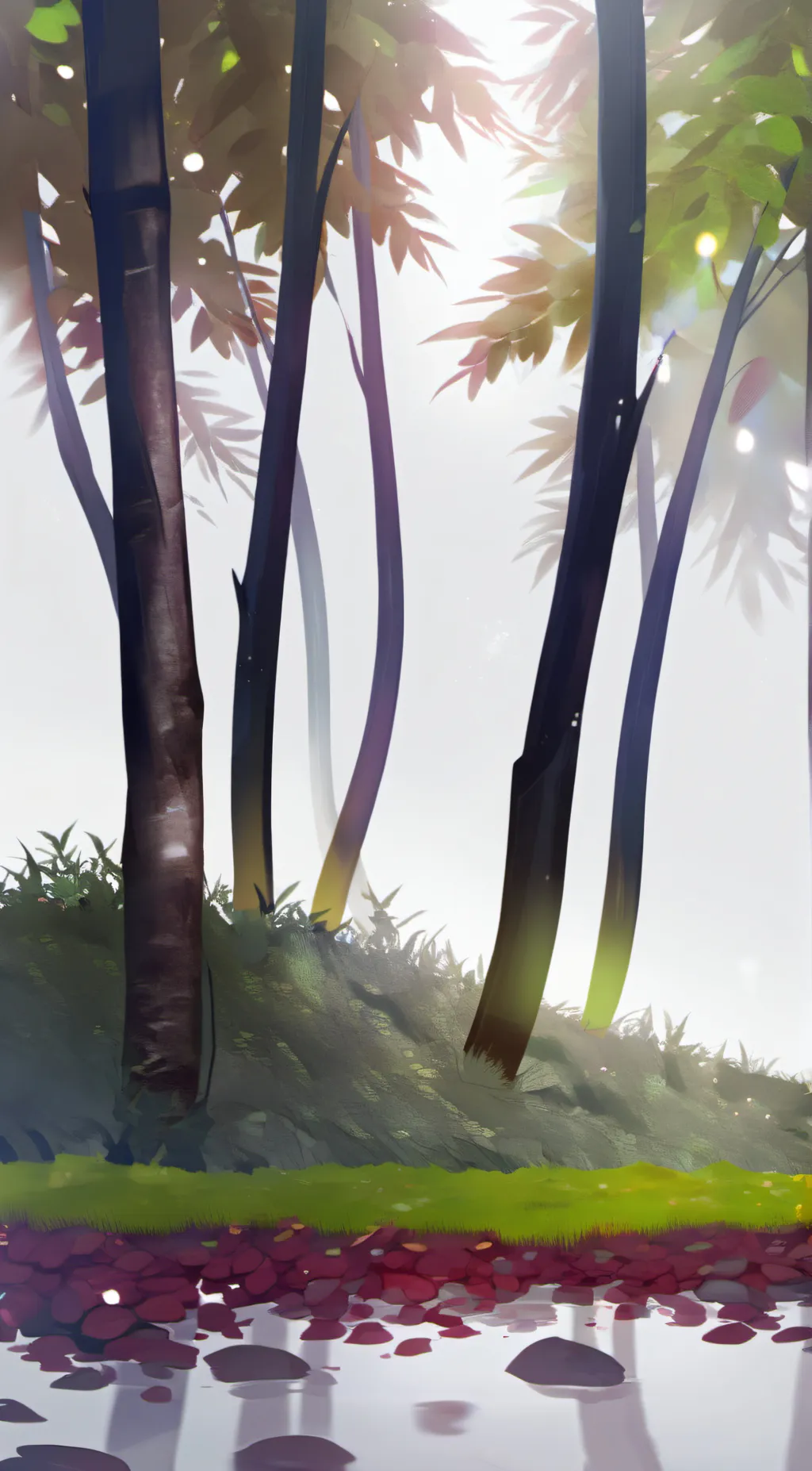 ai character: grass💀💀 background