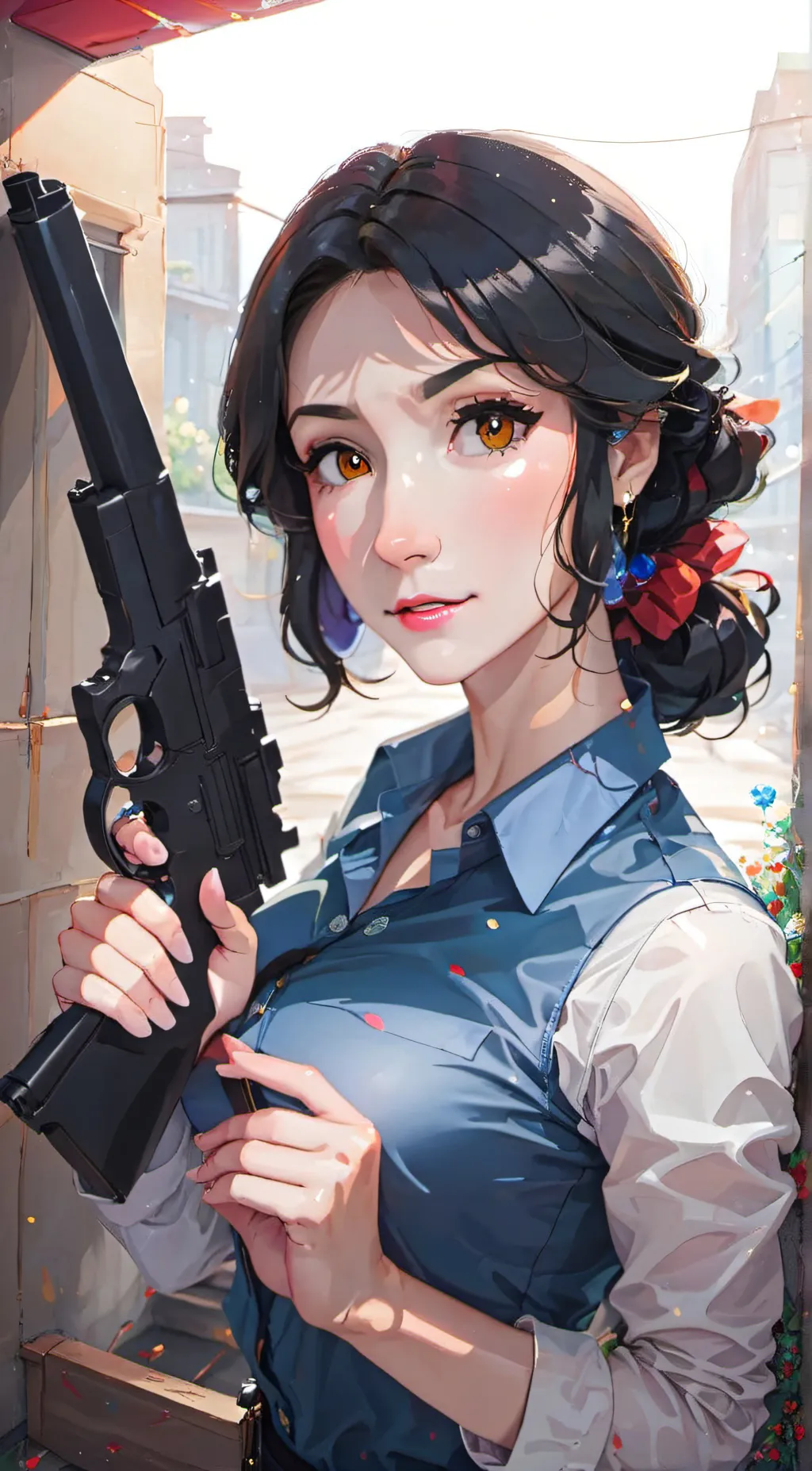 ai character: Lily background