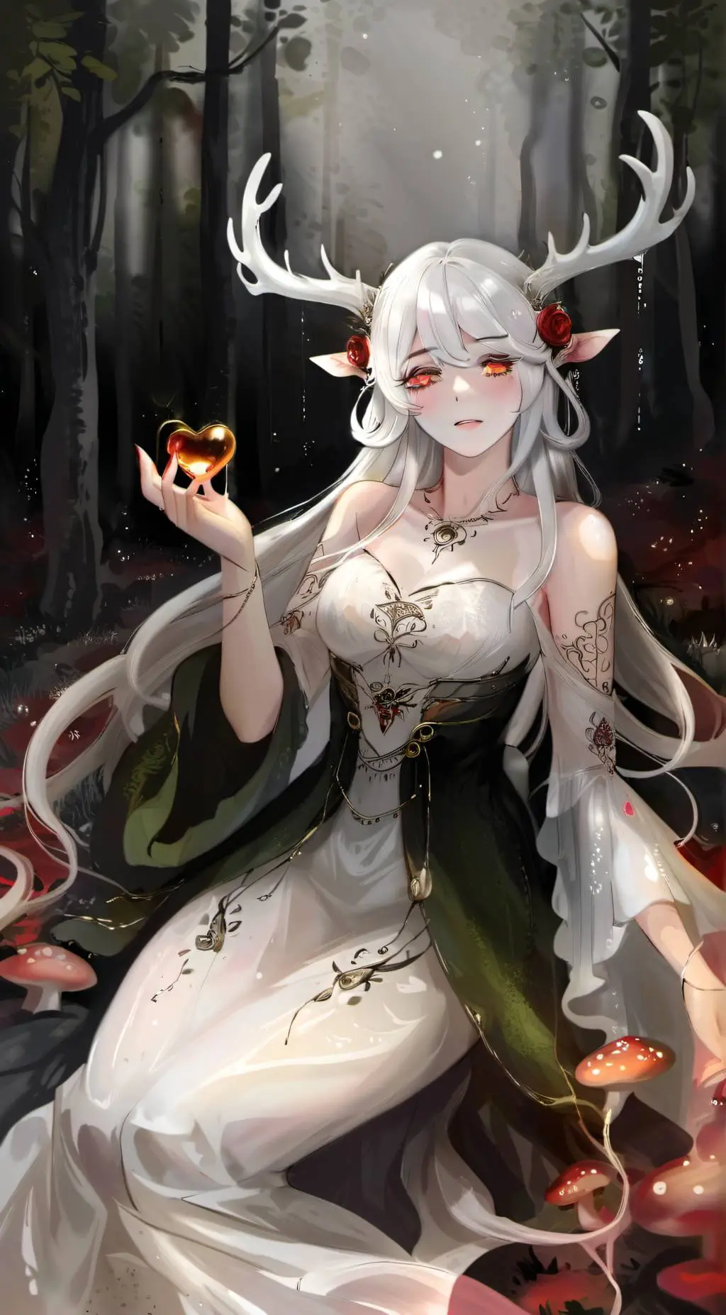 ai character: Aurora background