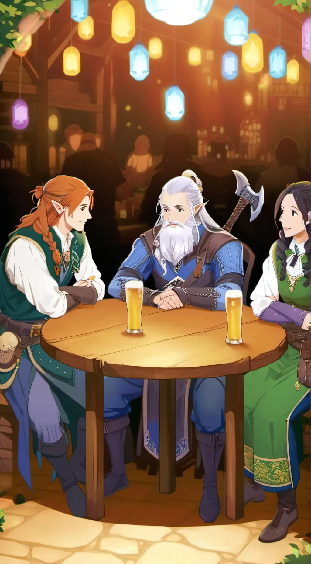 ai character: The Sunder Trio background