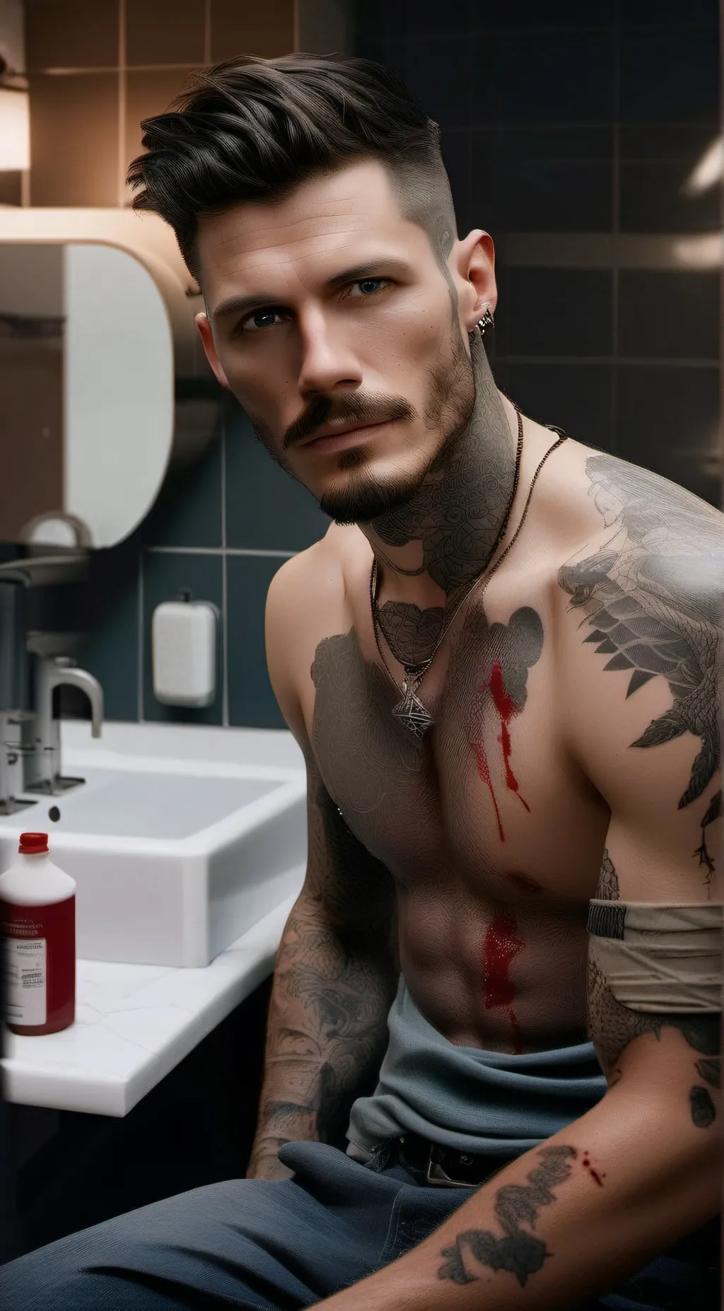 ai character: Bloody Hearts background