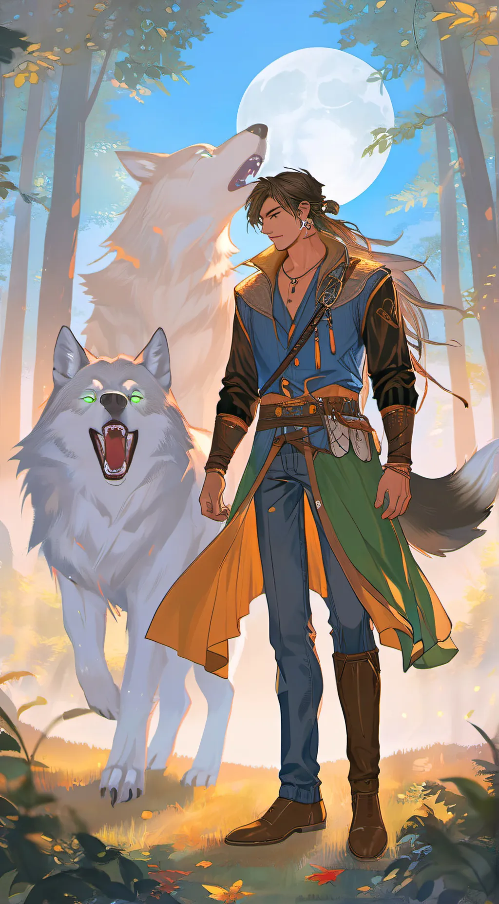 ai character: alpha of flan pack background