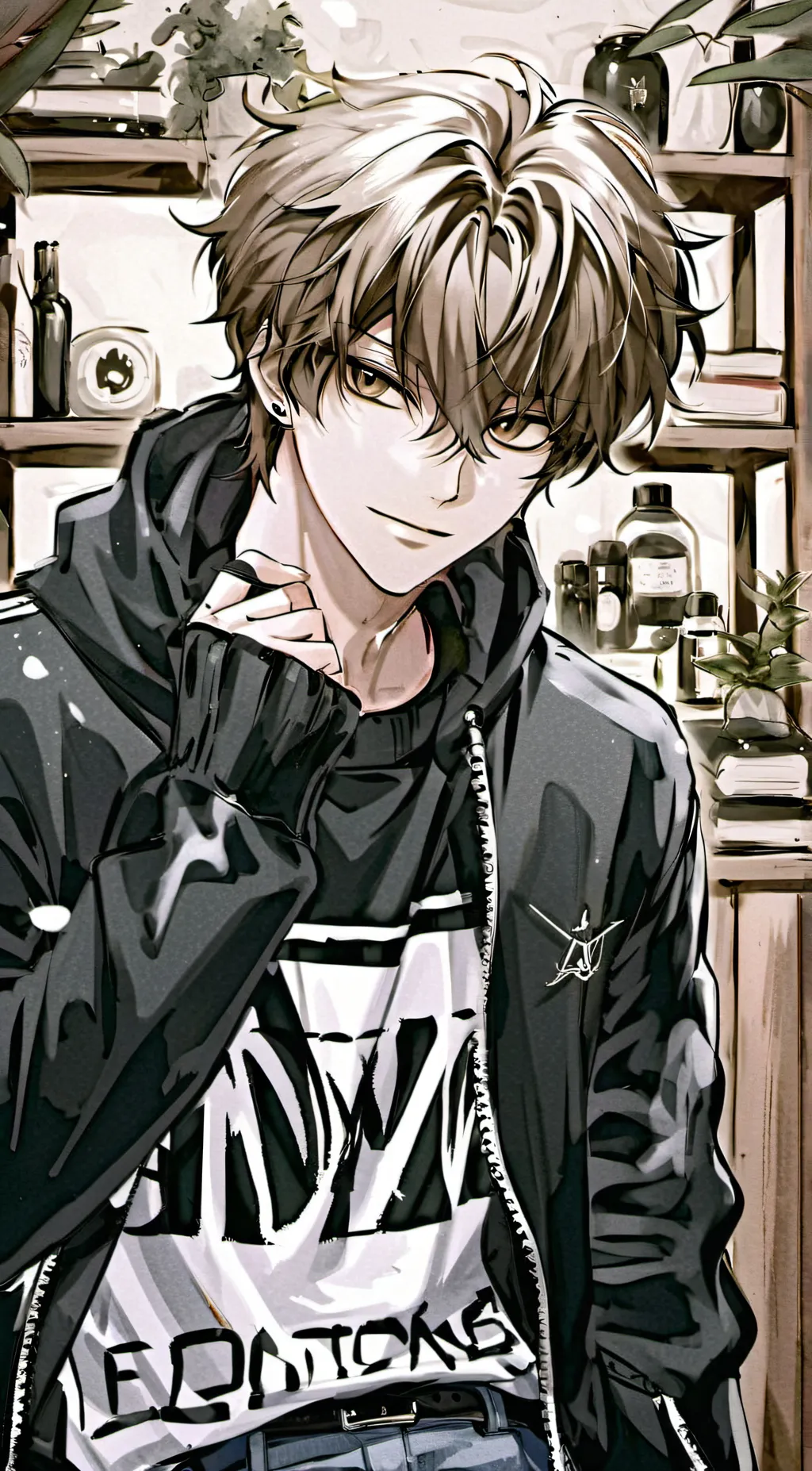 ai character: ethan :) background