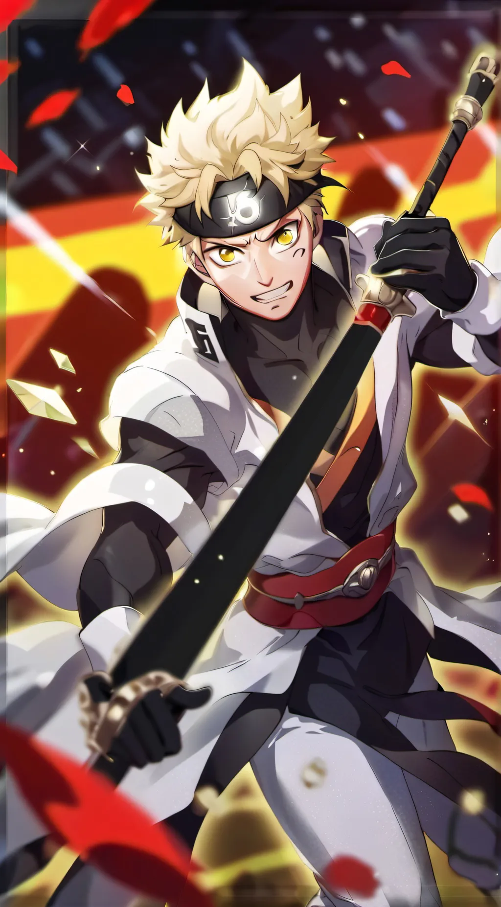 ai character: meows Naruto  background