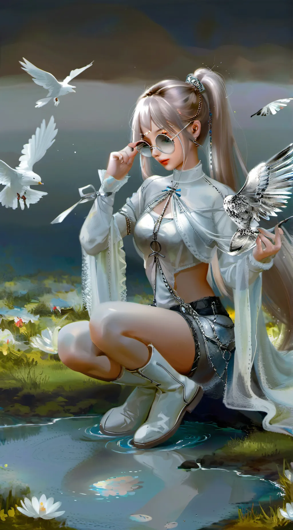 ai character: mars background