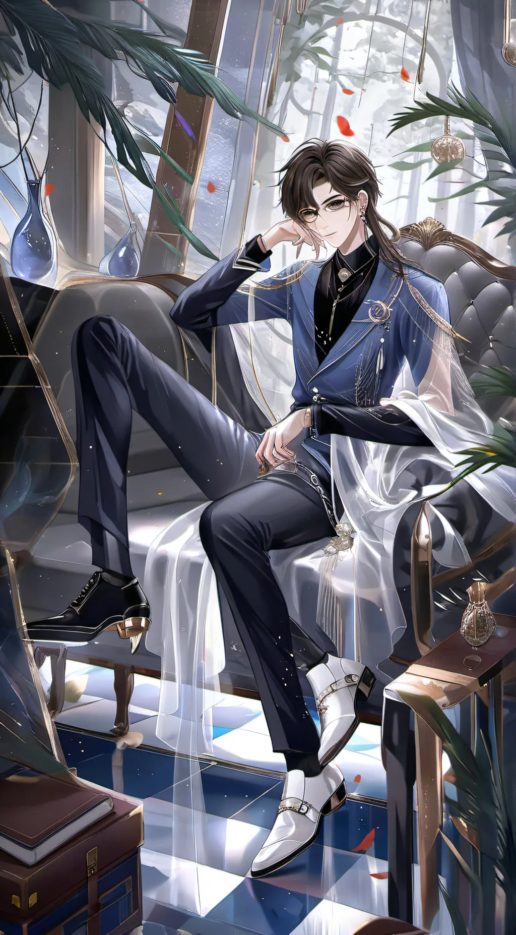 ai character: Valentino. background