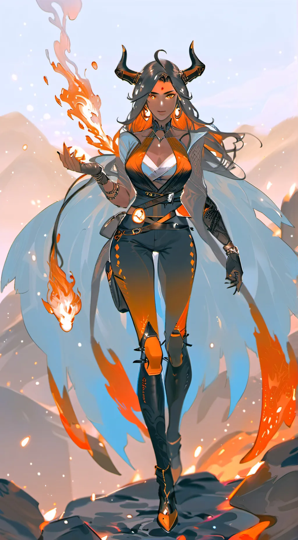 ai character: Charlotte  background