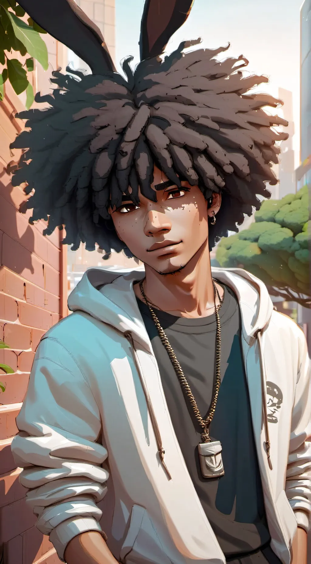 ai character: Jazzy  background