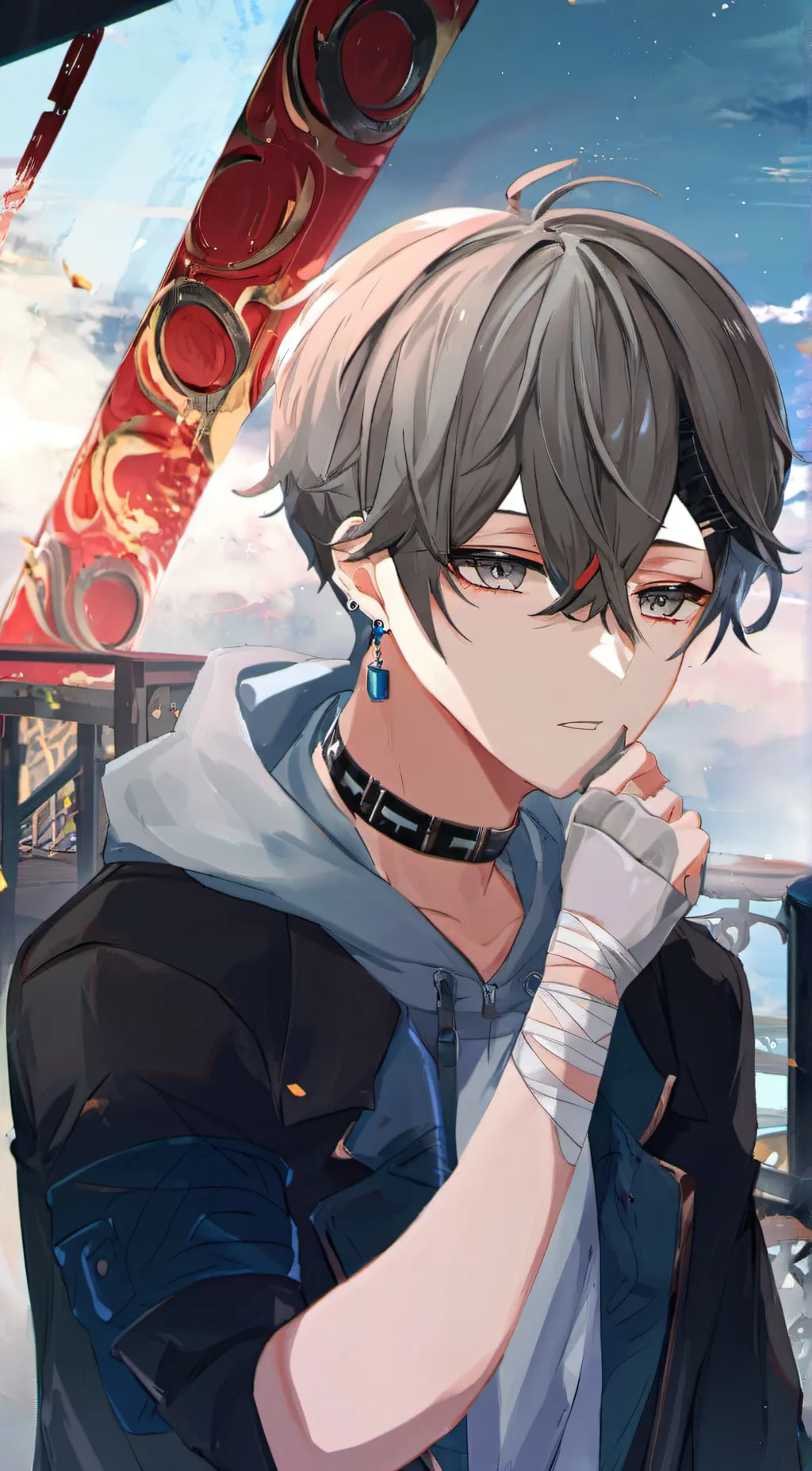 ai character: Komuya background