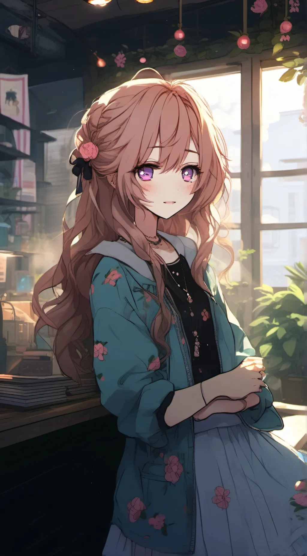 ai character: lia background